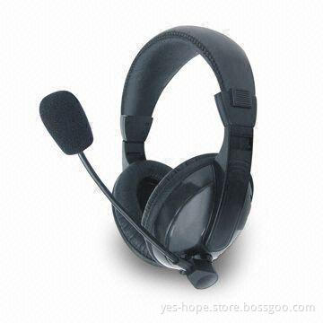 On-ear Headphones with 32Ω/2.2kΩ Impedance and 2 x 40mm Mylar Speakers
